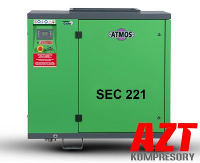 Kompresor śrubowy ATMOS SEC 221 Vario (z falownikiem)3,9 m3/min.